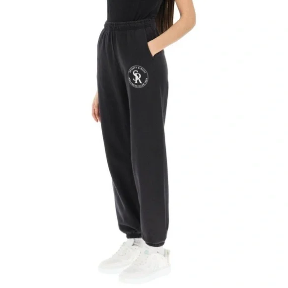 Sporty & Rich Black Wellness Club 1994 Sweatpants
